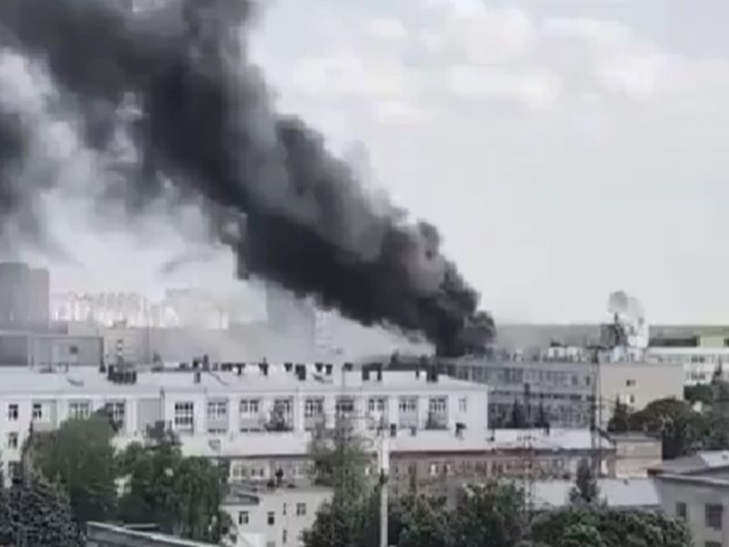 Rusya Uzay Ajansı Roskosmos'un Araştırma Merkezi'nde Büyük Yangın