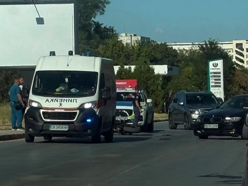 Plovdiv'de Motosiklet Kazası: Peshtersko Şosesi'nde Trafik Kilitlendi