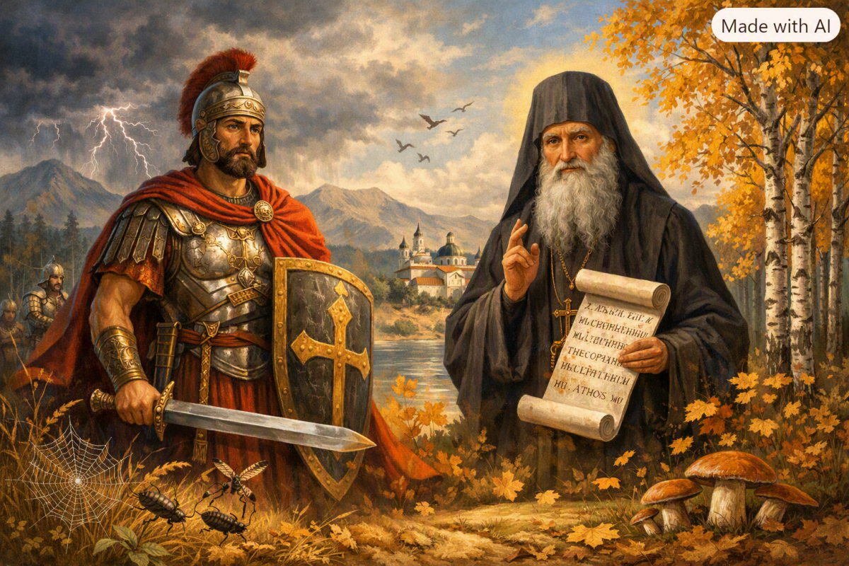19 Ağustos: Hristiyanlıkta Aziz Andrew Stratelates ve Prepodobni Theophan Athonites