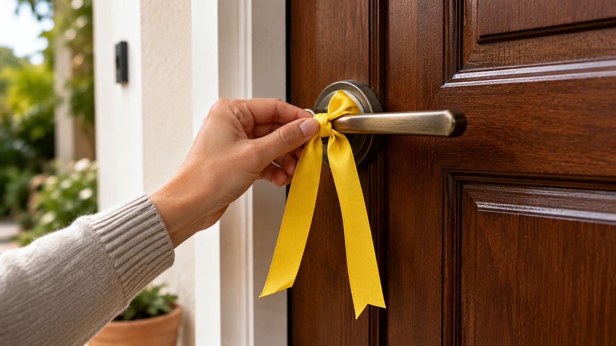 Sarı Pandoma: Kapı Koluza Asılan Küçük Bir Sembol