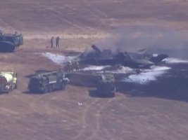 Kaliforniya'da F-35B Uçağı Düştü, Pilot Hastaneye Kaldırıldı