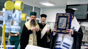 Hawai İkonu Askeri Tıp Akademisi'ne Getirildi, Patrik Daniil'den Kutsama