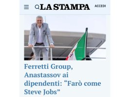Stasi Anastasov, Ferretti Group ile Steve Jobs'ın teknolojilerle başardığını yapmak istiyor