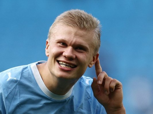 City lider in England after 5:3, Haaland her Premier League takımına gol attı