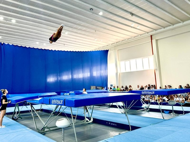 Zlatomira Stefanova kuzey Bulgaristan kupası devlet trampolin atlama turnuvasını açtı