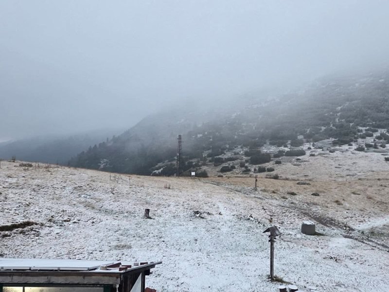 İlk kar Pirin ve Rila'da