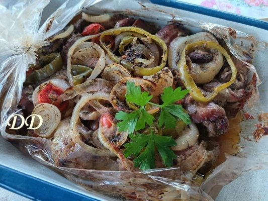 Sebzeli Baharatlı Tavuk Ciğeri