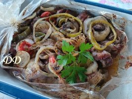 Sebzeli Baharatlı Tavuk Ciğeri