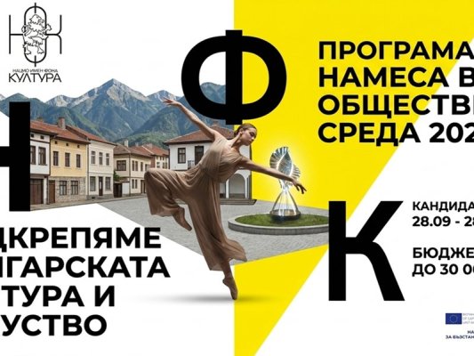 Kültür ulusal fonu “Toplum ortamında müdahale 2026” programını açtı, proje başına 30 bin euroya kadar finansman
