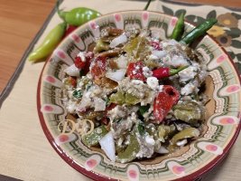 Patlıcan ve peynirli çorbacıyca meze