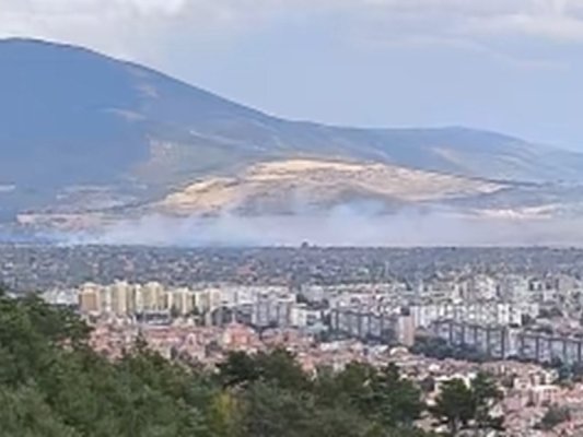 Sliven yakınında yangın nedeniyle BG-Alert aktive edildi