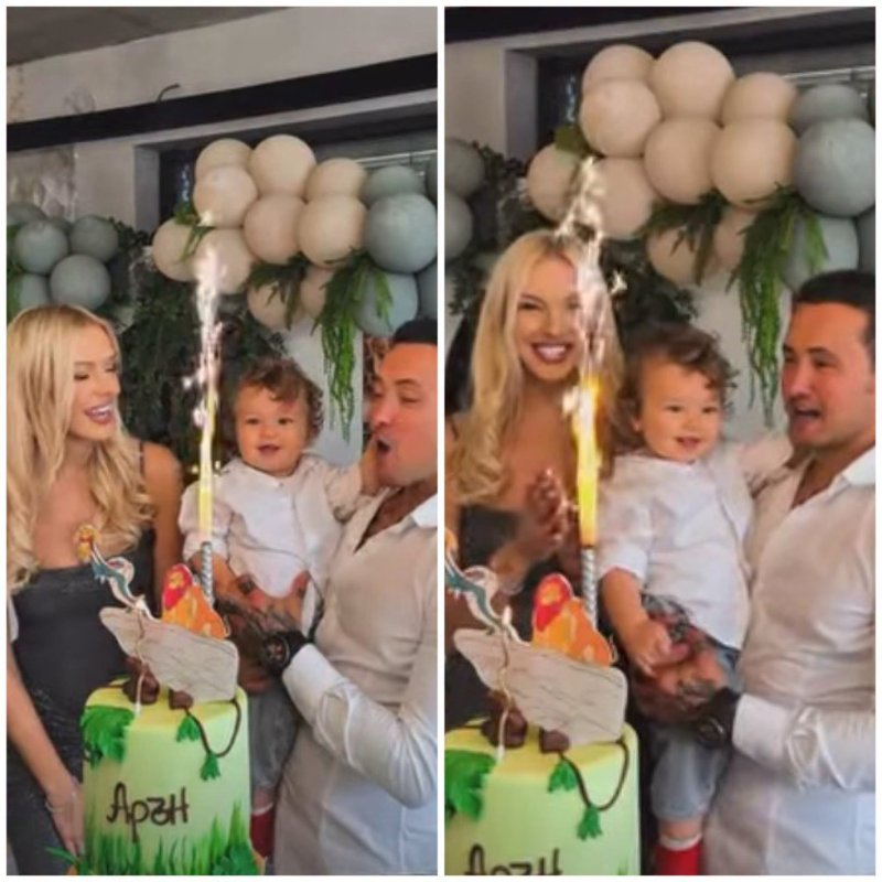Martin Choi Nataly ve çocukla beklenmedik fotoğraflar paylaştı