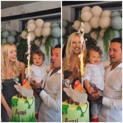 Martin Choi Nataly ve çocukla beklenmedik fotoğraflar paylaştı