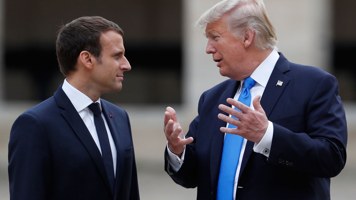 İki cephe Trump ve Macron'u bir araya getirdi. New York'ta kritik görüşme