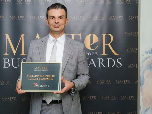 Astellas Pharma Bulgaristan sürdürülebilir toplumsal etki kampanyasıyla Master Business Award aldı