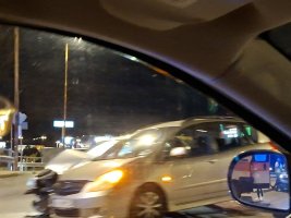 Sofya çevreyolunda kaza trafiği zorlaştırıyor