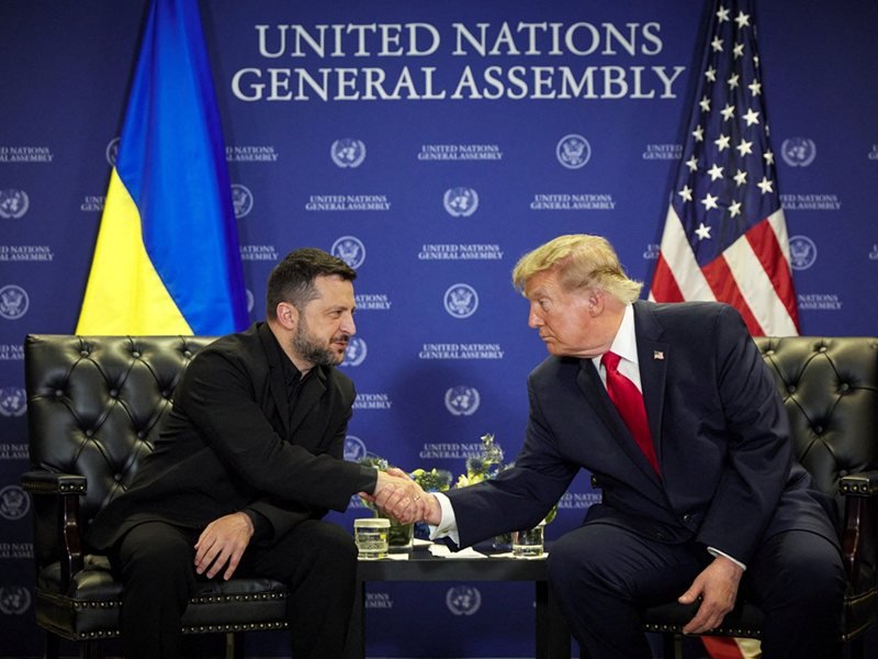 Trump ve Zelenski savaş için çözüm bulma konusunda görüştü
