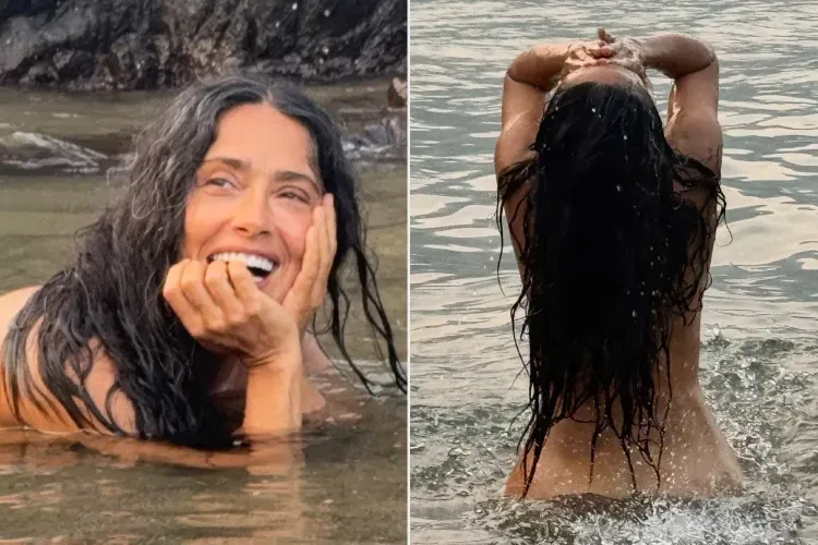 Salma Hayek 60. Yaşında Cesur Pozlarıyla Sosyal Medyayı Salladı