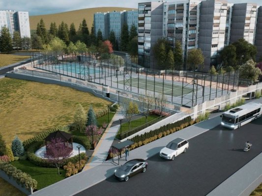 Blagoevgrad'ın En Büyük Mahallesi Strumsko'ya Yeni Park ve Halka Açık Otopark