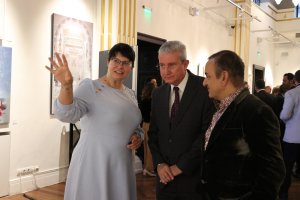 Türk ressam İsmail Acar'ın sergisi Sofya'da törenle açıldı