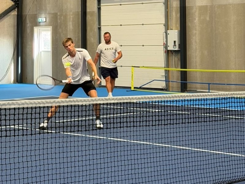 Tenis millî takımı Danimarka'da ilk antrenmanını yaptı, ev sahibiyle kritik düello öncesi