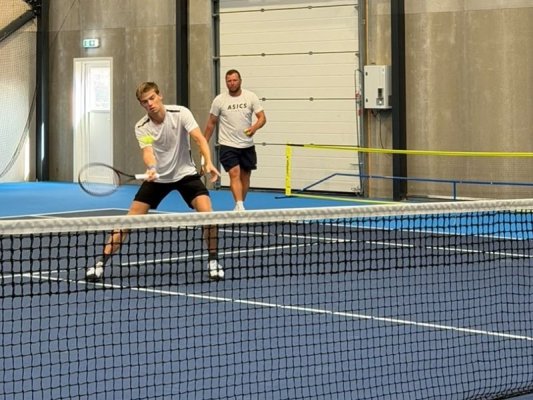 Tenis millî takımı Danimarka'da ilk antrenmanını yaptı, ev sahibiyle kritik düello öncesi