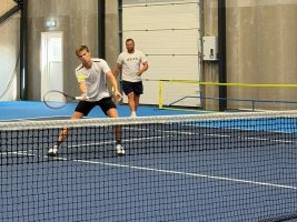 Tenis millî takımı Danimarka'da ilk antrenmanını yaptı, ev sahibiyle kritik düello öncesi