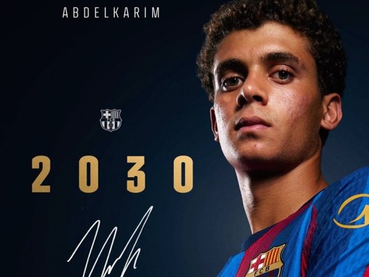 Barselona, Mısırlı yetenek Hamza Abdelkarim ile 2030’a kadar anlaştı