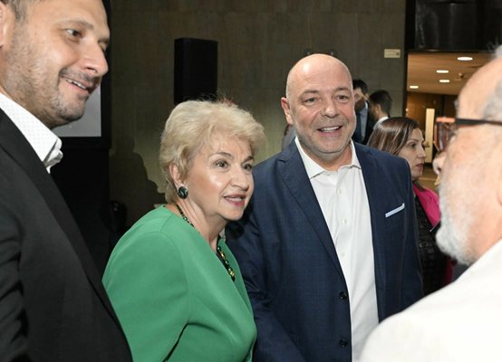 BSP Grup Başkanı Petar Vitanov, Meglena Pılgıçieva ve Prof. Nikolay Gabrovski de törendeydi.
