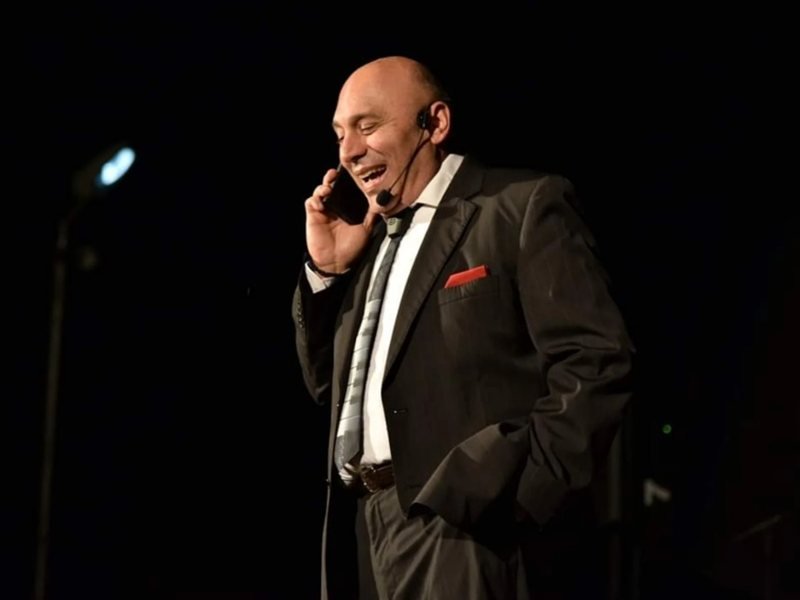 Krastyo Lafazanov oğluyla sahnede