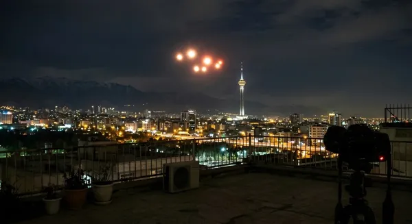 Ufo Tahran üzerinde, tam 50 yıl önce olduğu gibi