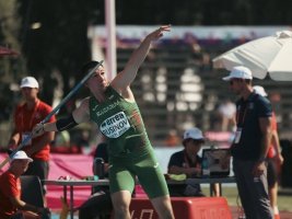 Mihail Rusinov 18 yaş altı cirit atma ulusal rekorunu geliştirdi
