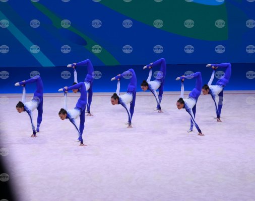 Samokov'da estetik grup jimnastiği Avrupa Şampiyonası'na 23 ülkeden yaklaşık 1500 sporcu katılıyor