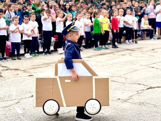 Rusçuk'ta "Olimpi Panov" İlkokulu'nda Çocuk Polis Müdürlüğü açıldı
