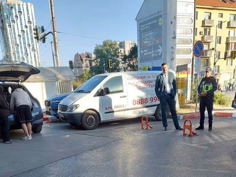 Sofya merkezinde eski voleybolcu Vlado Nikolov hafif kaza yaptı