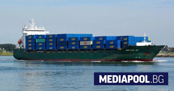 Liberya bayraklı konteyner gemisi CONTSHIP JET Karadeniz’de dron saldırısına uğradı