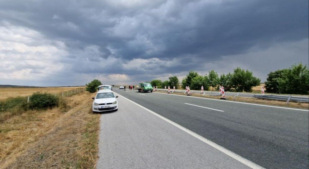 Trakya otoyolu'nda görev başında hayatını kaybeden Avtomagistrali çalışanı