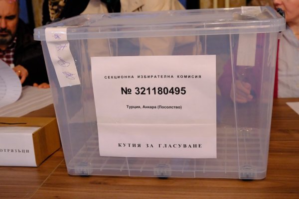 Türkiye'deki Bulgar başkanlık seçiminde Yotova-Vılçev önde çıktı, katılım beş kat düştü