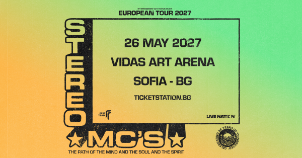 90'ların efsanesi Stereo MC's 35. yıl için 26 Mayıs'ta Sofya'da