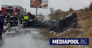 Trakya otoyolunda ağır kaza, devlet yol şirketi çalışanı hayatını kaybetti