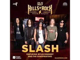 Slash, Filibe'deki Hills of Rock festivalinin baş sanatçısı olacak