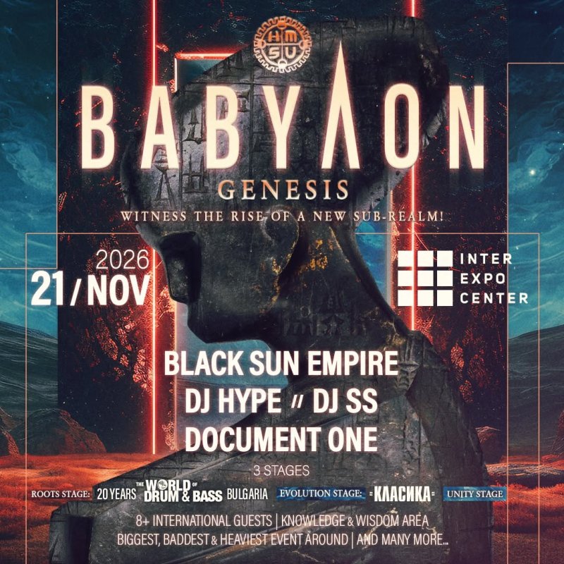 BABYΛON geliyor: Sofya, Bulgaristan'daki en büyük drum & bass gecelerinden birine ev sahipliği yapacak